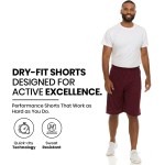 5 Pack: Men's Dry-Fit Sweat Resistant Active Athletic Performance Shorts