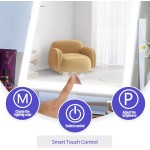 Light up Makeup Mirror for Vanity, Desk Mirror with Light with 5X Magnification Mirror, Light up Vanity Mirror, Led Mirror for Desks, Makeup Vanity Mirror, 3 Color, Touch Control