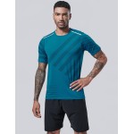 5 Pack Men’s Active Quick Dry Crew Neck T Shirts | Athletic Running Gym Workout Short Sleeve Tee Tops Bulk