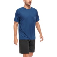 1/5 Pack Mesh Workout Shirts for Men Dry Fit Gym Shirts Quick Dry Athletic Short Sleeve T-Shirt Moisture Wicking
