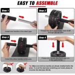 Ab Roller Wheel, Abs Workout Equipment for Abdominal & Core Strength Training, Home Gym Exercise Wheels for Men Women, with Knee Pad Accessories