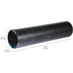 Amazon Basics High Density Foam Roller for Exercise and Recovery, 24 Inches, Blue Speckled