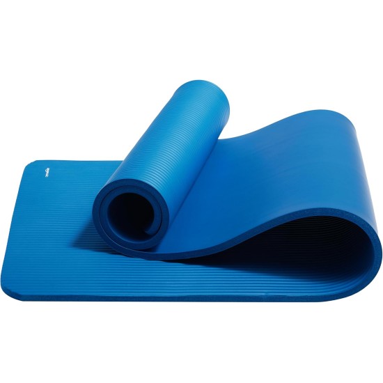 Amazon Basics Extra Thick Exercise Yoga Mat with Carrying Strap Amazon Basics Extra Thick Exercise Yoga Mat with Carrying Strap