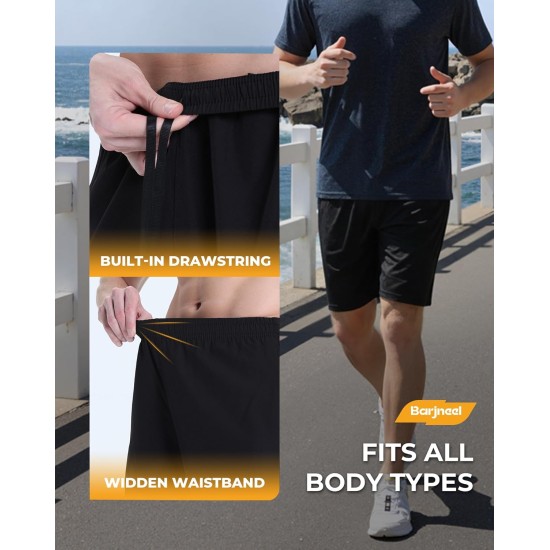 4 Pack Gym Mens Shorts - Basketball Athletic Shorts with Pockets Fitness Clothing Black Workout Quick Dry Shorts 4 Pack Gym Mens Shorts - Basketball Athletic Shorts with Pockets Fitness Clothing Black Workout Quick Dry Shorts