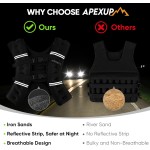 APEXUP Weighted Vest Men Women, Weight Vest for Women Workout Equipment for Strength Training Running