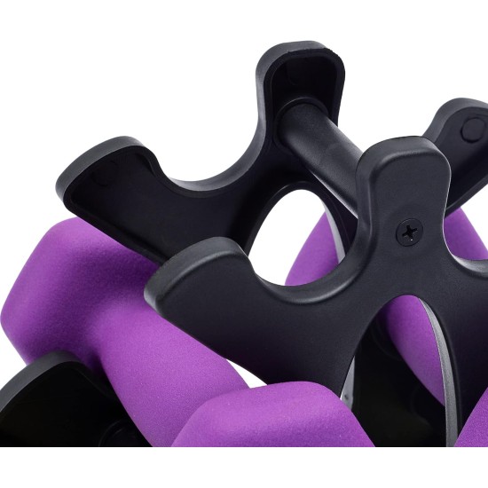 Amazon Basics Neoprene Dumbbell Hand Weights for Exercise and Muscle Toning