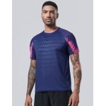 5 Pack Men’s Active Quick Dry Crew Neck T Shirts | Athletic Running Gym Workout Short Sleeve Tee Tops Bulk