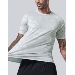 5 Pack Men’s Active Quick Dry Crew Neck T Shirts | Athletic Running Gym Workout Short Sleeve Tee Tops Bulk