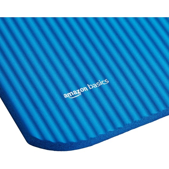 Amazon Basics Extra Thick Exercise Yoga Mat with Carrying Strap Amazon Basics Extra Thick Exercise Yoga Mat with Carrying Strap